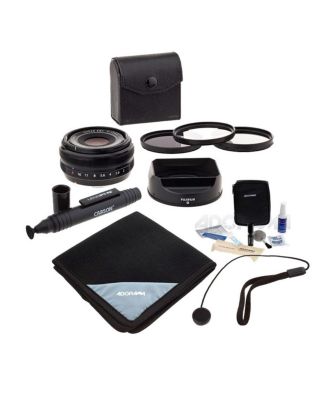 XF 18mm f/2.0 Lens, Bundle with ProOptic 52mm Filter Kit, Lens Wrap, Cleaning Kit, Lens Cleaner, Lens Cap Tether