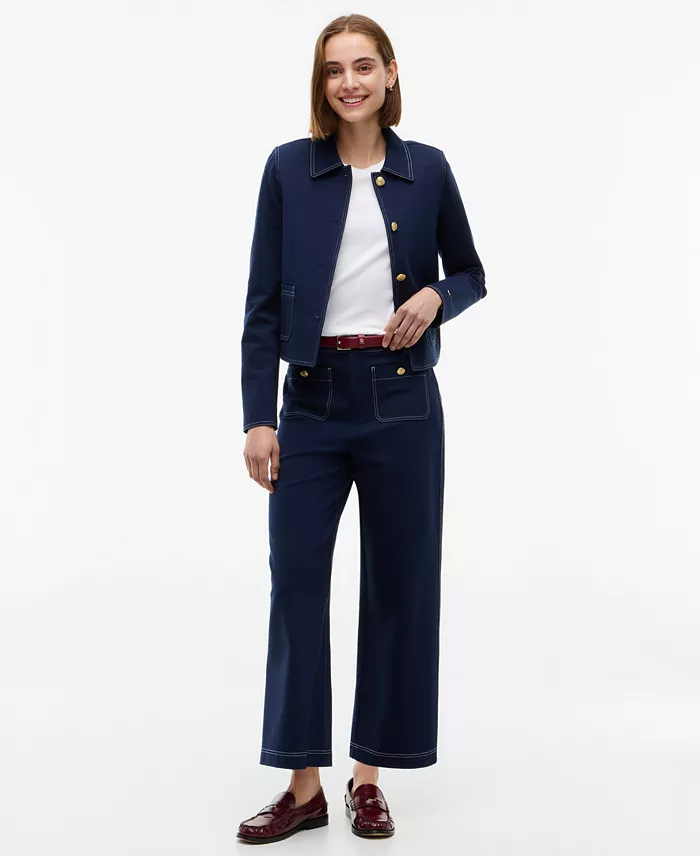 Women's Ponte Top-Stitch Pants - thumbnail 2