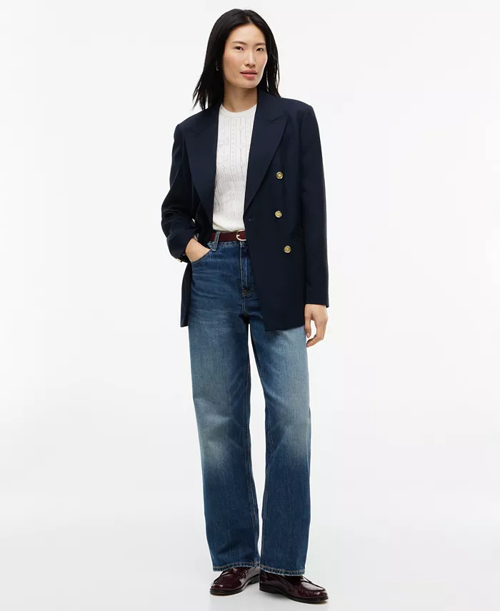 Women's Pointelle Puff-Sleeve Sweater - thumbnail 6