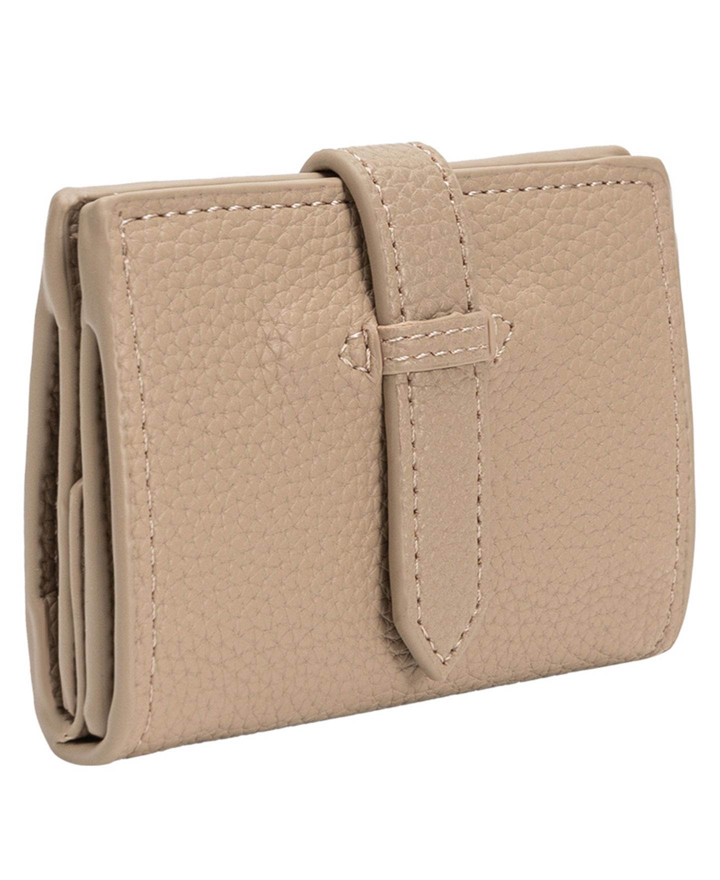 Женский кошелёк Melie Bianco Pria Leather Bifold Wallet, цвет: Серо-коричневый — фото 3