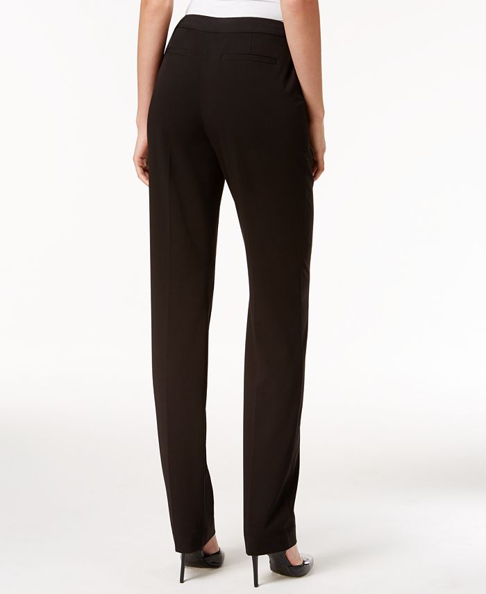 Alfani Petite Modern Straight-Leg Pants, Created for Macy's & Reviews ...