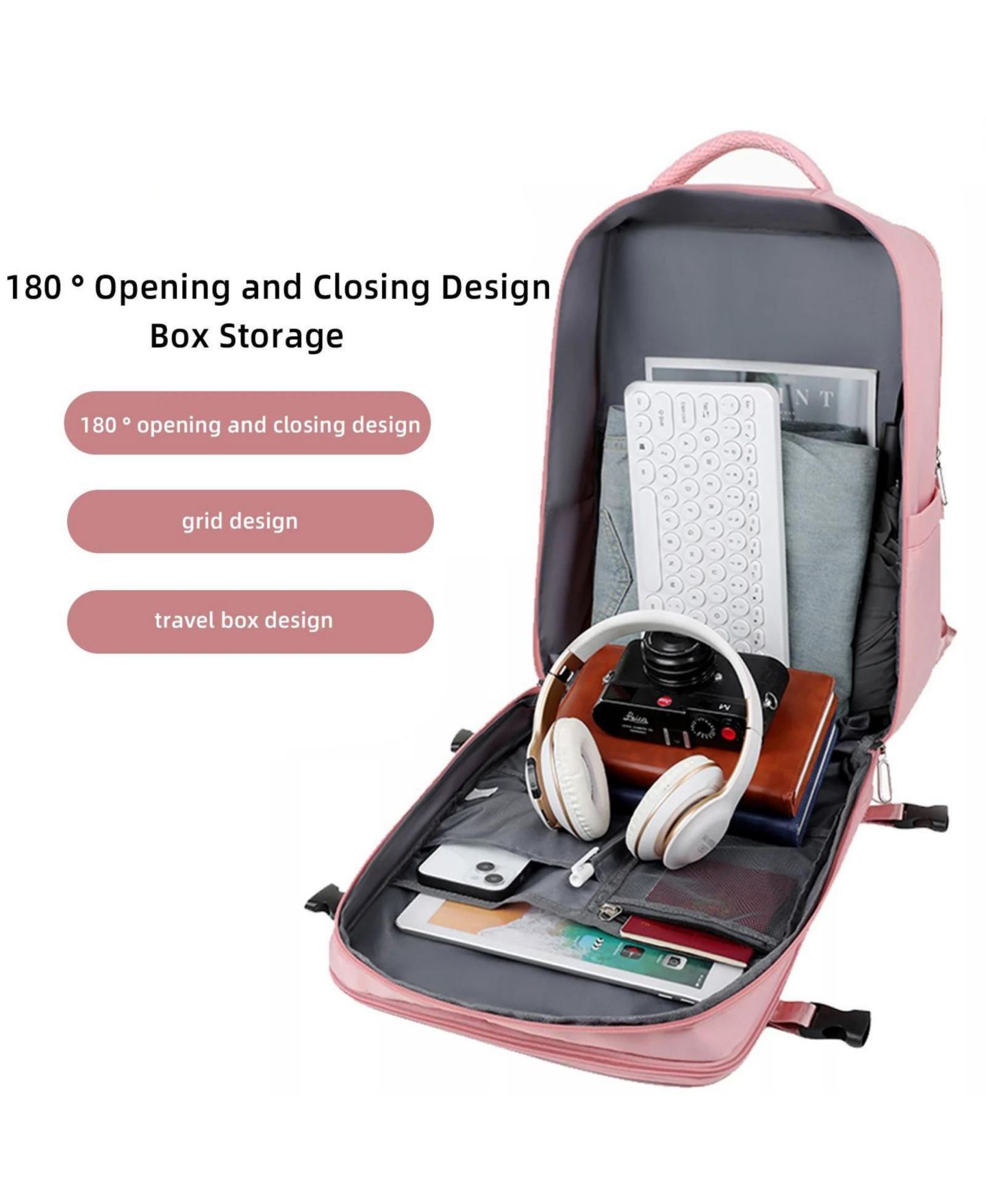 Рюкзак MOUNTAINTOP Laptop, Business Travel Laptops with USB Charging Port, Water Resistant College Computer Bag — фото 5