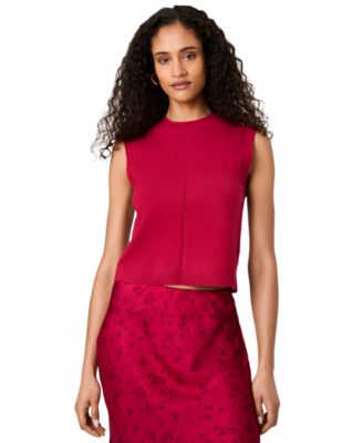 Women's Babysoft Vertical Tick Sleeveless Top