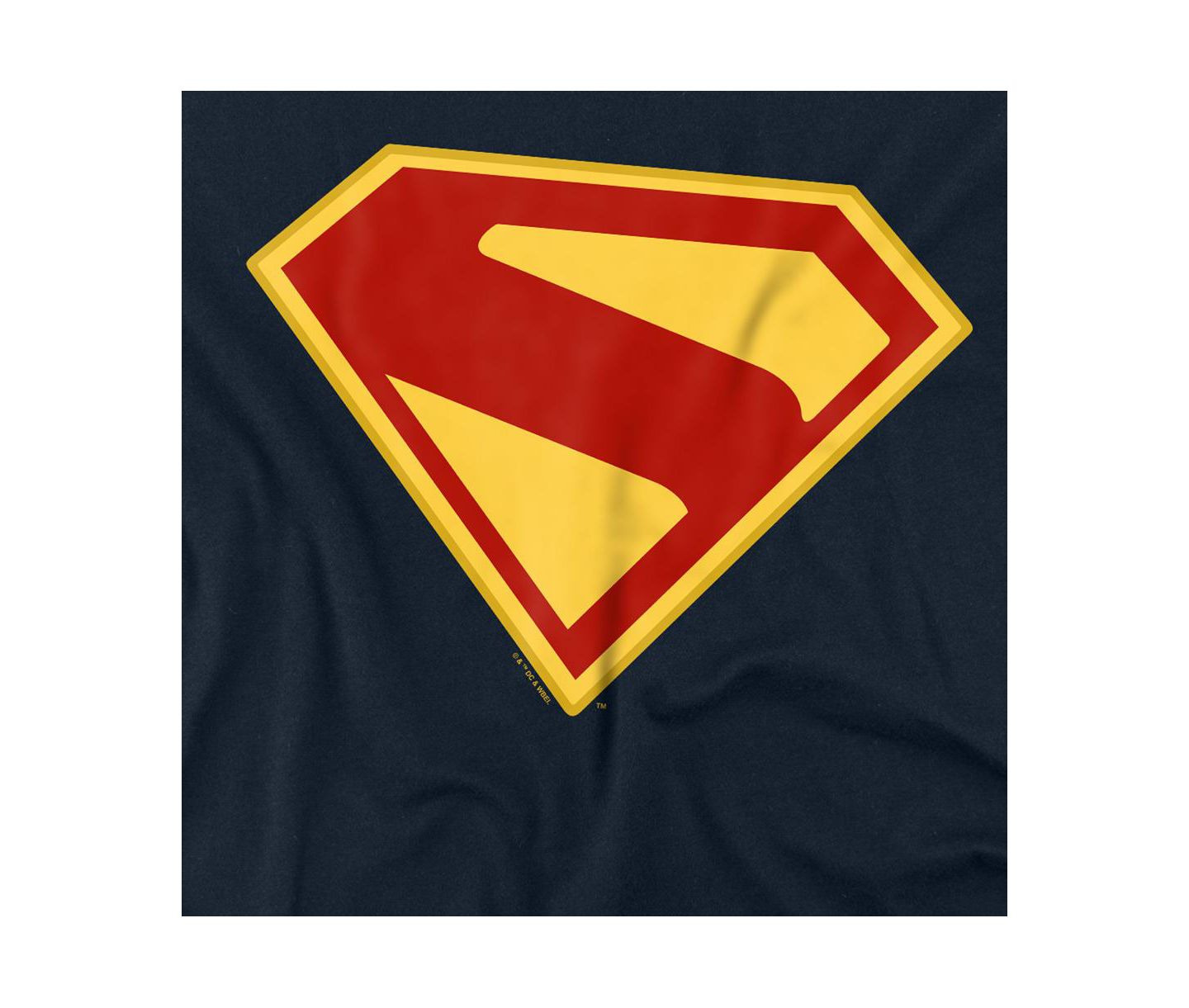 Мужская футболка Superman Logo, цвет: Тёмно-синий — фото 3