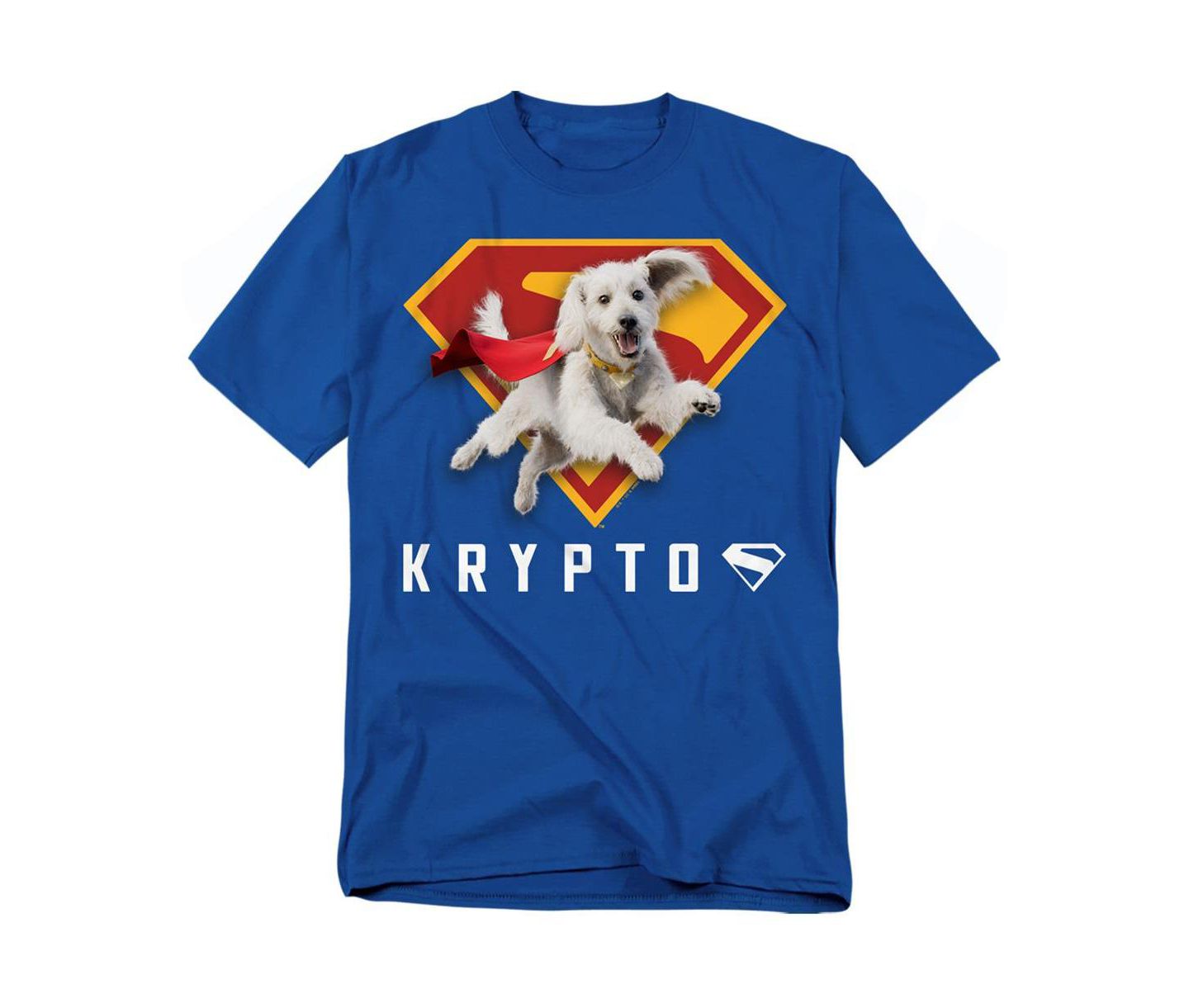 Мужская футболка Superman Krypto Shield, цвет: Королевский синий — фото 1