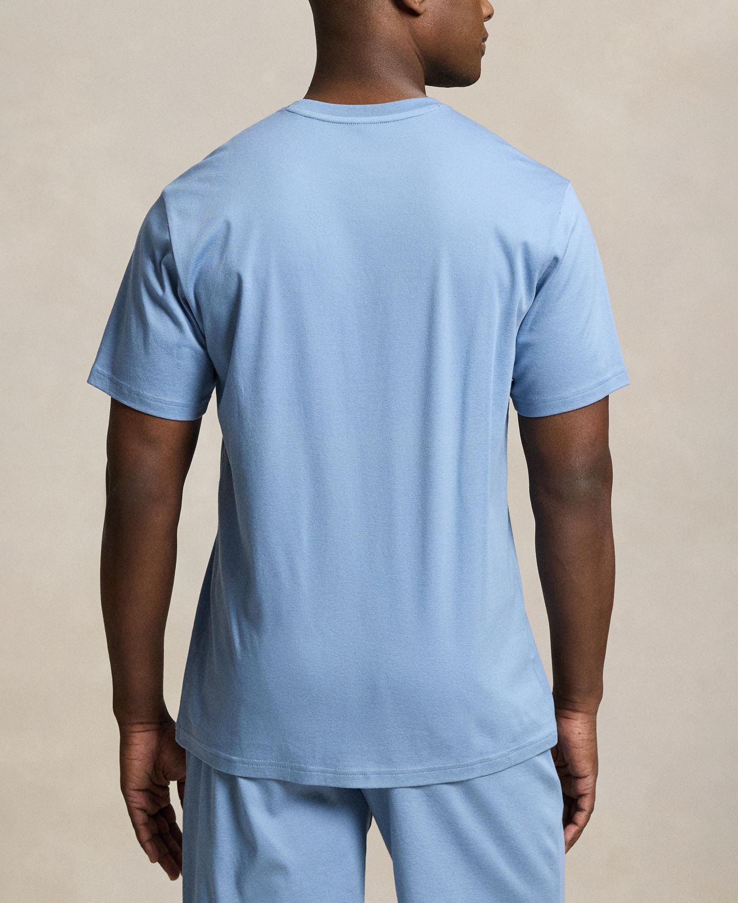 Футболки Mercerized для мужчин — Polo Ralph Lauren, цвет: Синий / Тёмно-синий — фото 3