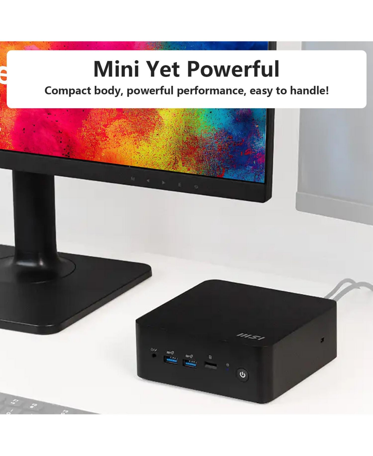 Msi Cubi Nuc 1M Intel Core 5 120U 8GB DDR5 512GB Ssd Windows 11 Pro
