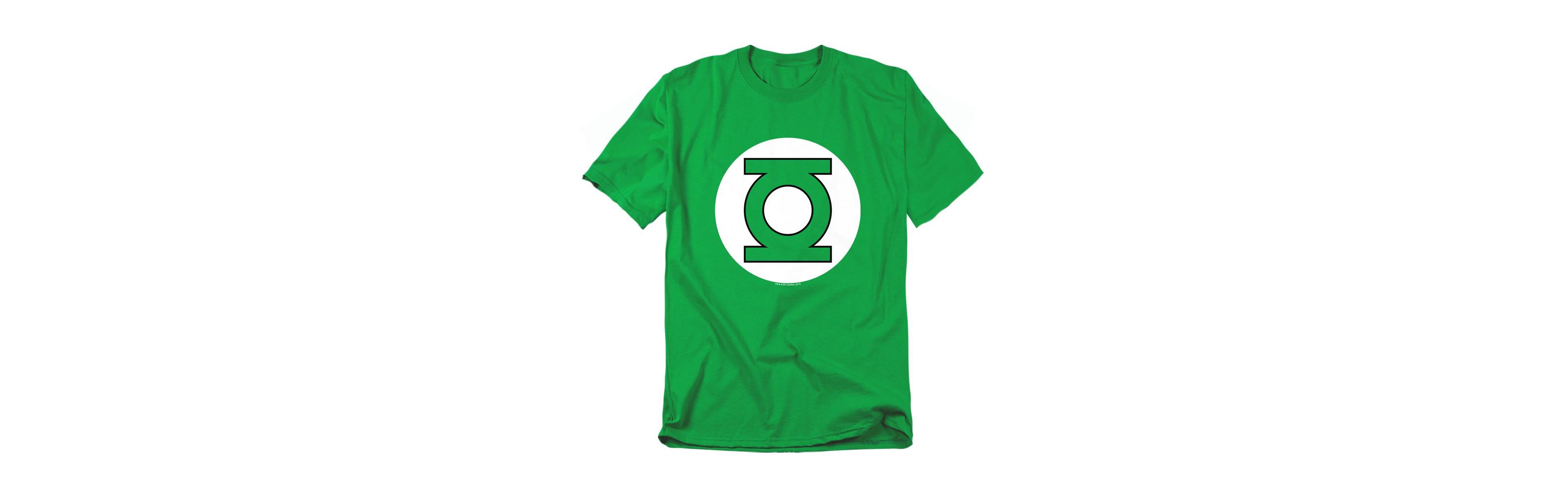 Justice League Men's Dc Lantern Logo T-Shirt