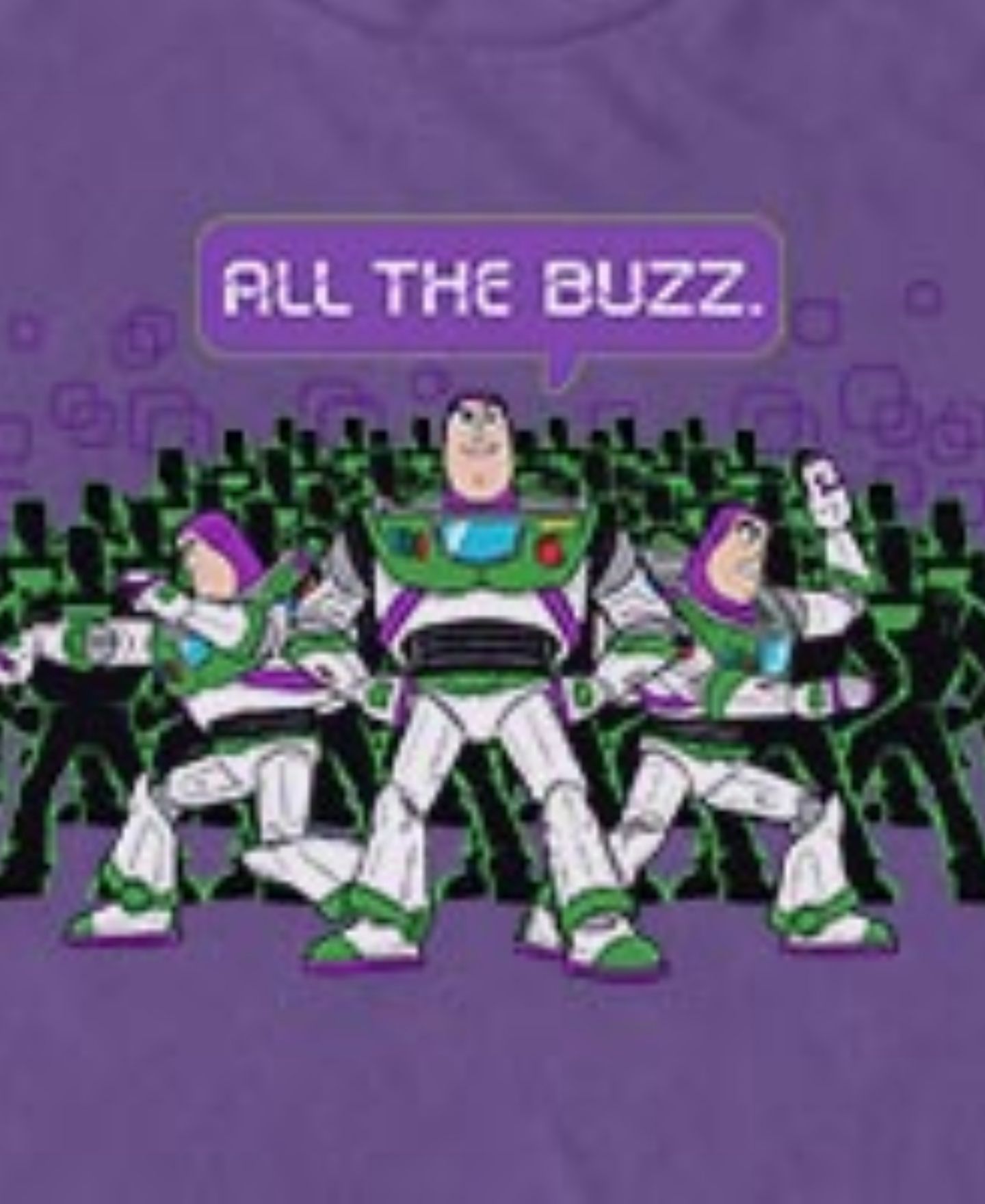 Мужская футболка Fifth Sun Toy Story Pull the Buzz Character Graphic, цвет: Фиолетовый — фото 3