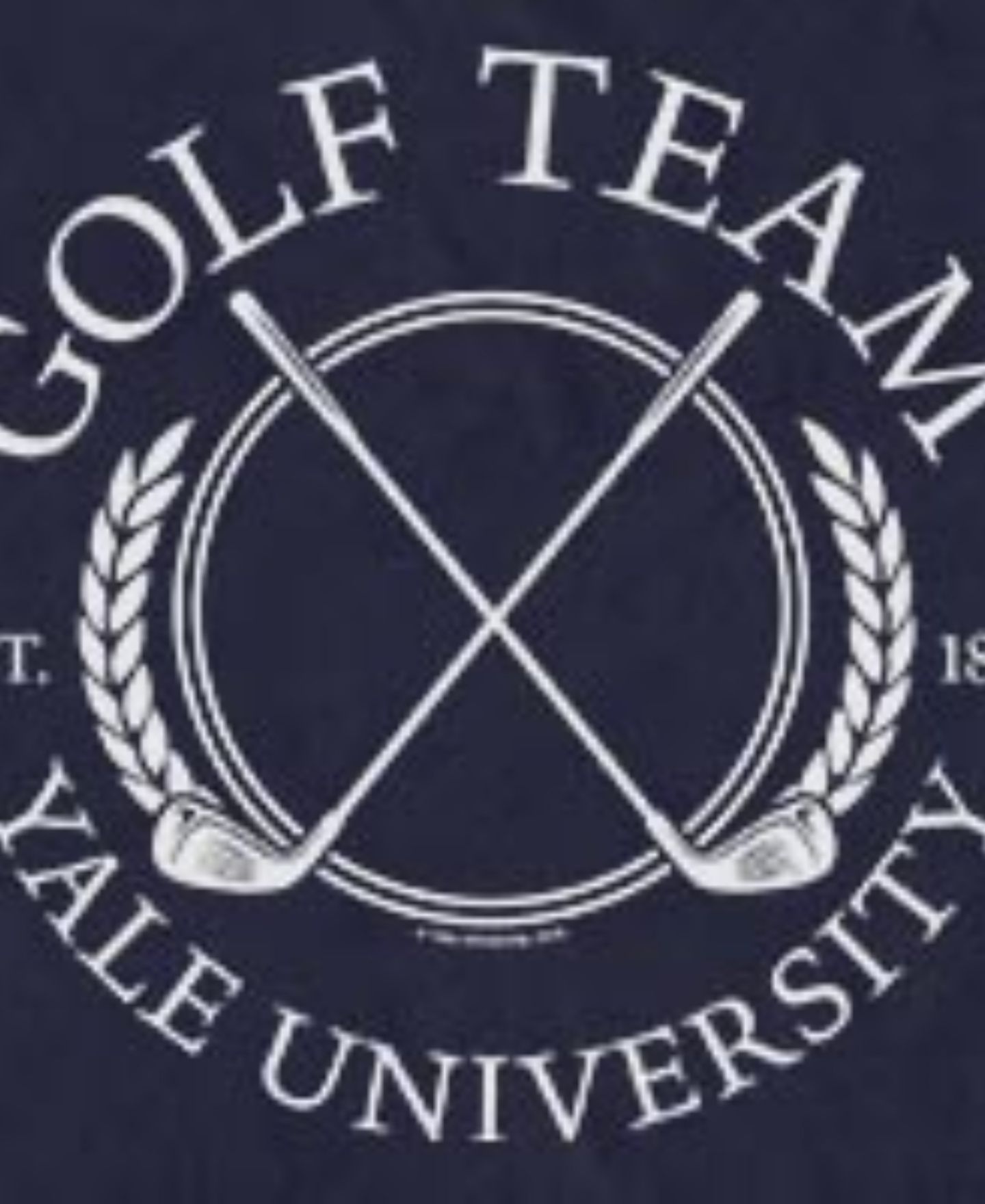 Мужская футболка Fifth Sun Yale University Golf Team Crossed Clubs Graphic, цвет: Тёмно-синий — фото 3