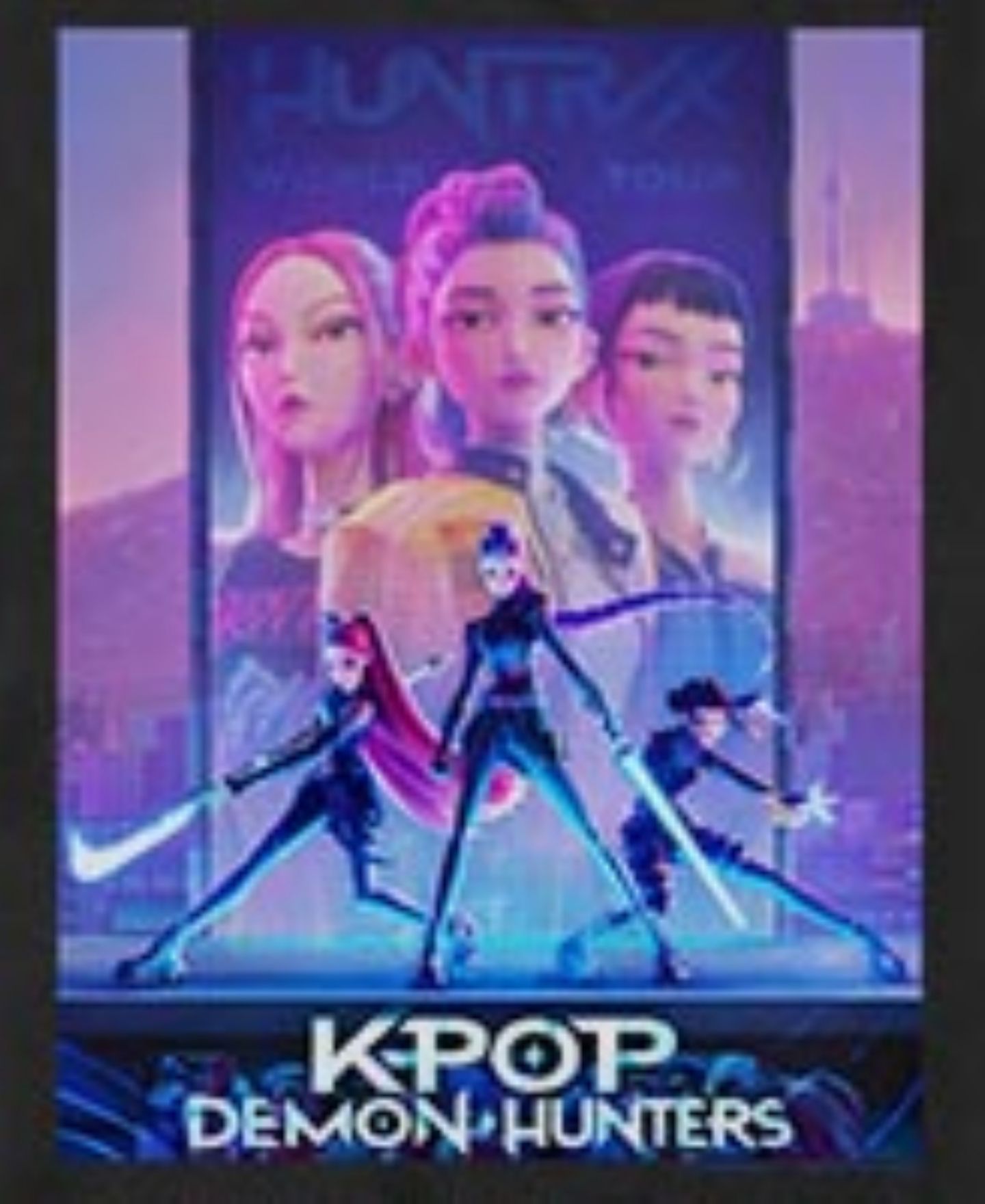 Мужская футболка Fifth Sun K-Pop Demon Hunters Poster, цвет: Чёрный — фото 4