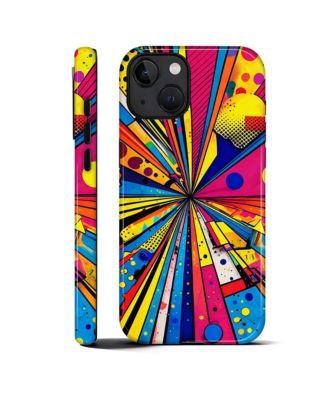 Phone Case Compatible with Apple iPhone, 2-Layer Durable, Neon Burst