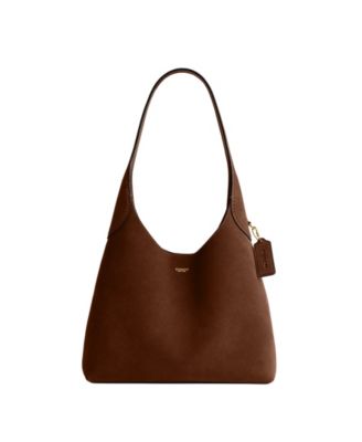 Brooklyn Medium Suede Shoulder Handbag 28