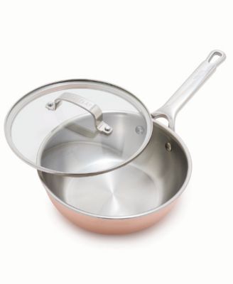 Bobby Flay Copper Clad 3.6-Quart Chef's Pan