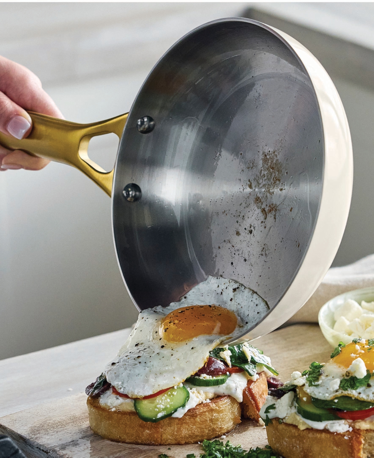GreenPan Reserve Pro Tri-Ply Stainless Steel 2-Piece Frypan Set