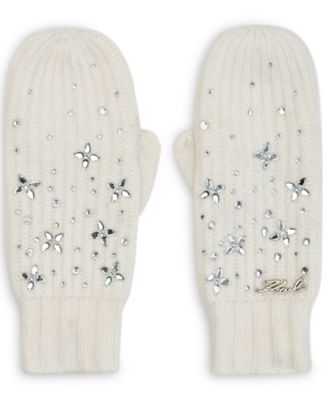 Studded Flip Top Mitten Gloves