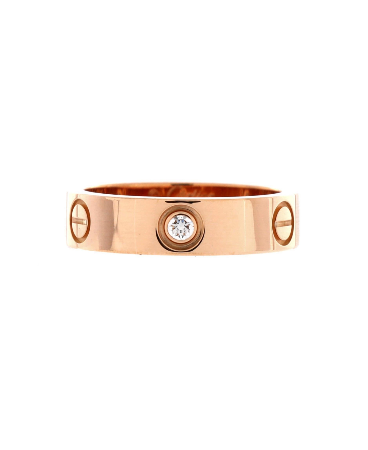 Pre-Owned Cartier Love 3 Diamonds Band Ring