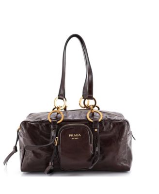 Medium Dangle Top Handle Bag Leather