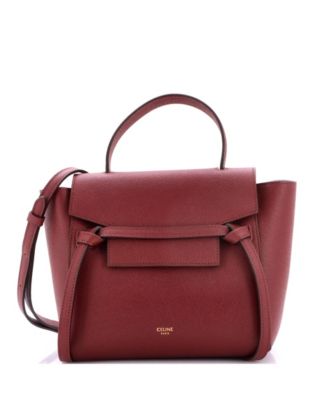 Nano Belt Bag Textured Leather