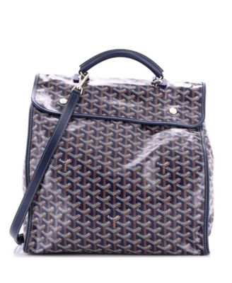 Saint Leger Briefcase Backpack Coated Canvas