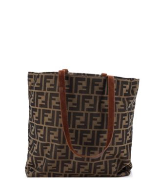Medium Shopping Tote Zucca Coated Canvas