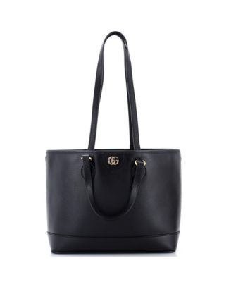 Small Ophidia Top Handle Shopping Tote Leather
