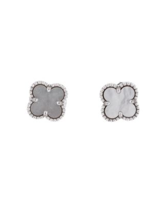 Pre-Owned Van Cleef and Arpels Sweet Alhambra Stud Earrings