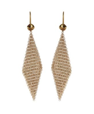 Yellow Gold  Elsa Peretti Mesh Earrings