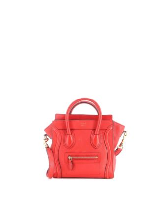 Nano Luggage Bag Grainy Leather