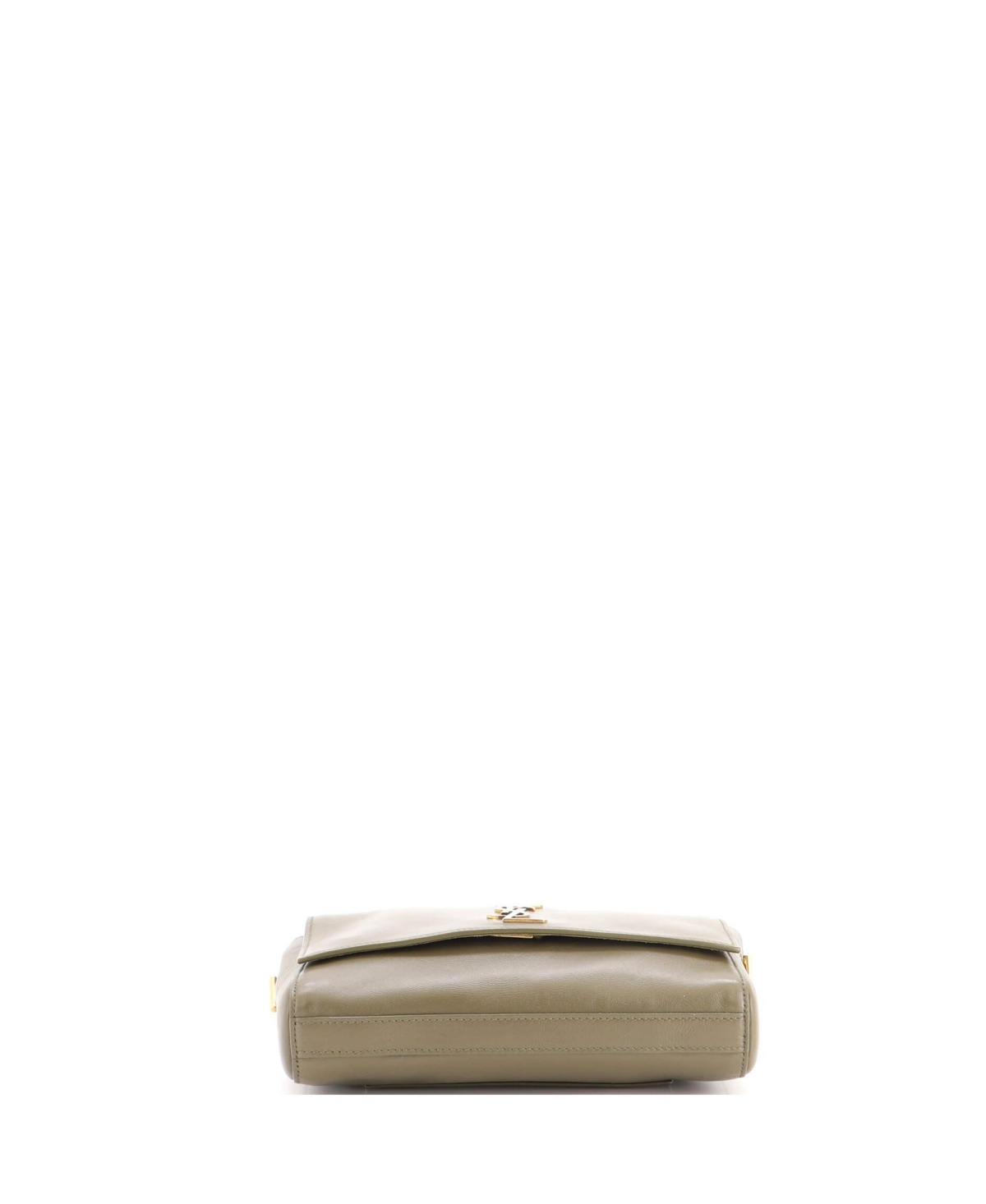 Pre-Owned Saint Laurent Small Classic Monogram Reversible Shoulder Bag Suede