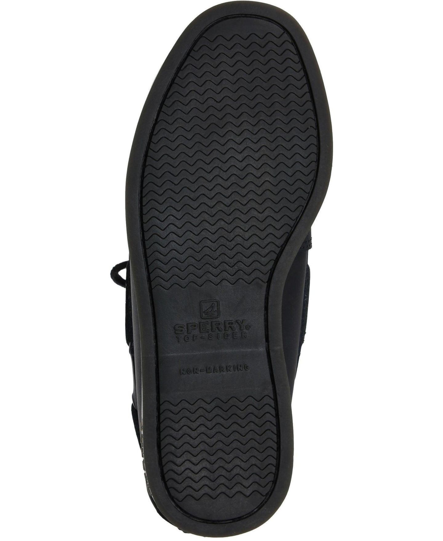 Обувь Sperry (1-13.5) Authentic Original Boat Shoe для мальчиков, цвет: Чёрный — фото 3