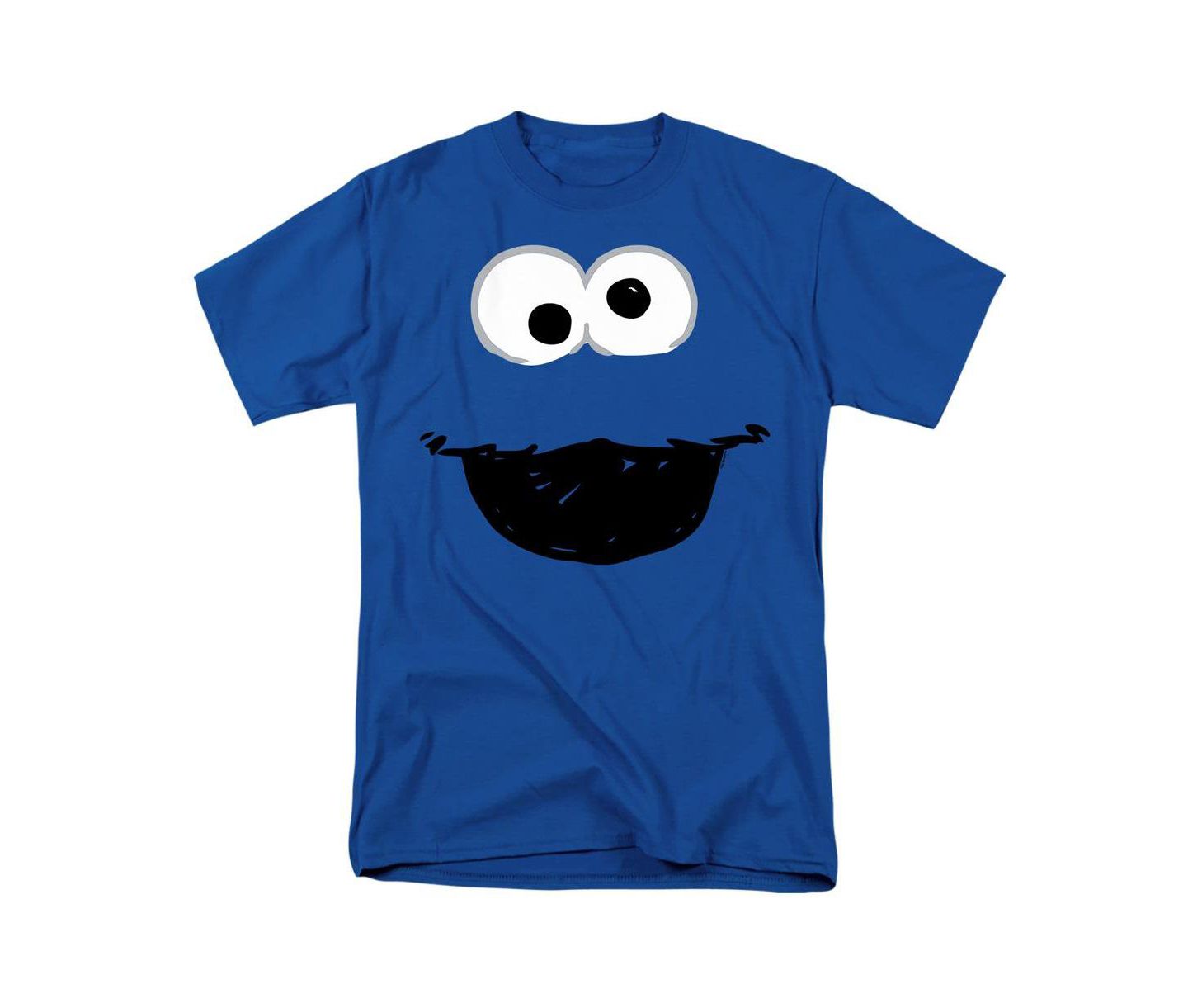 Мужская футболка Sesame Street Cookie Monster Crayon Sketch, цвет: Королевский синий — фото 1