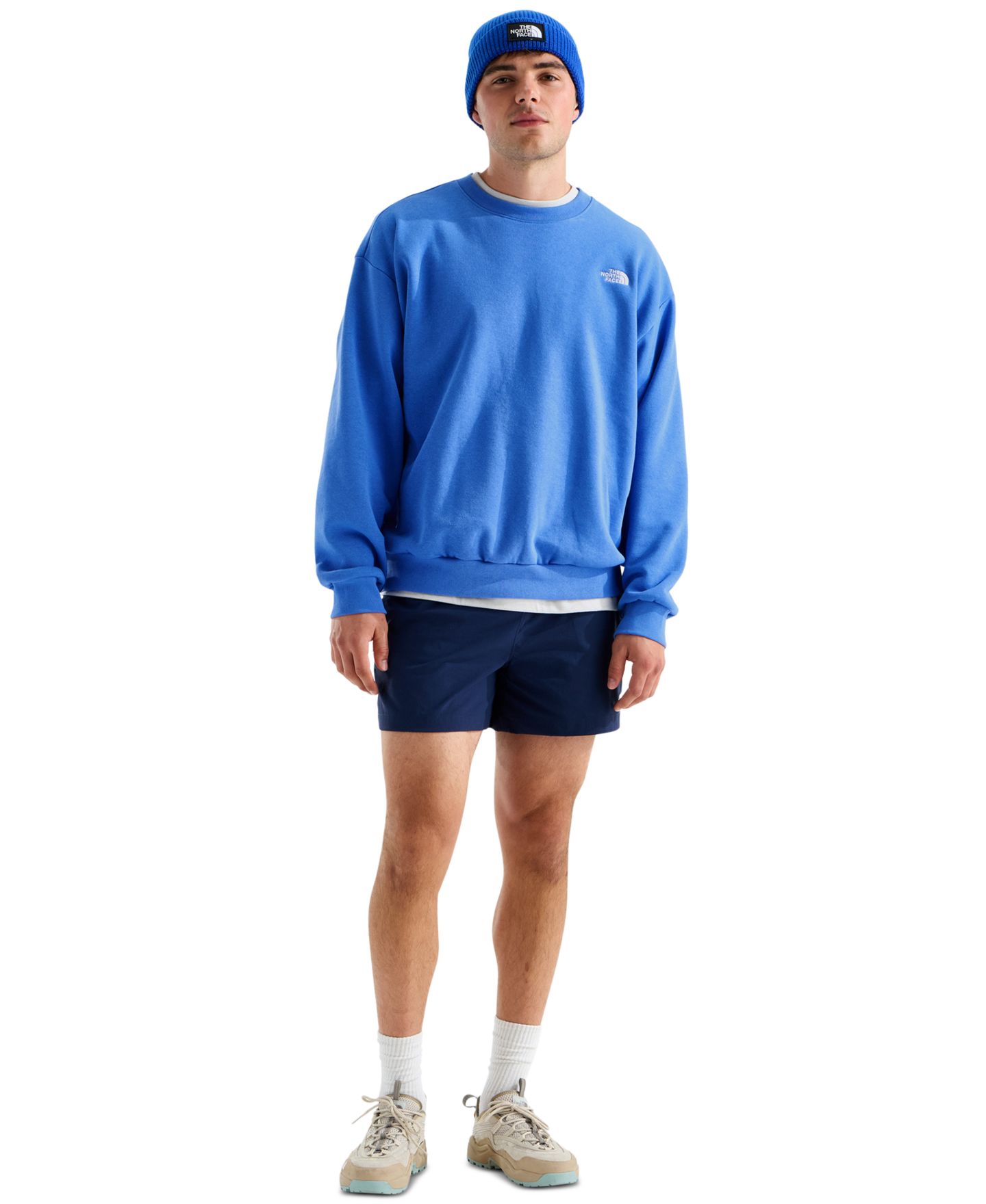 Мужская толстовка The North Face Evolution Simple Dome Crewneck, цвет: Синий — фото 2