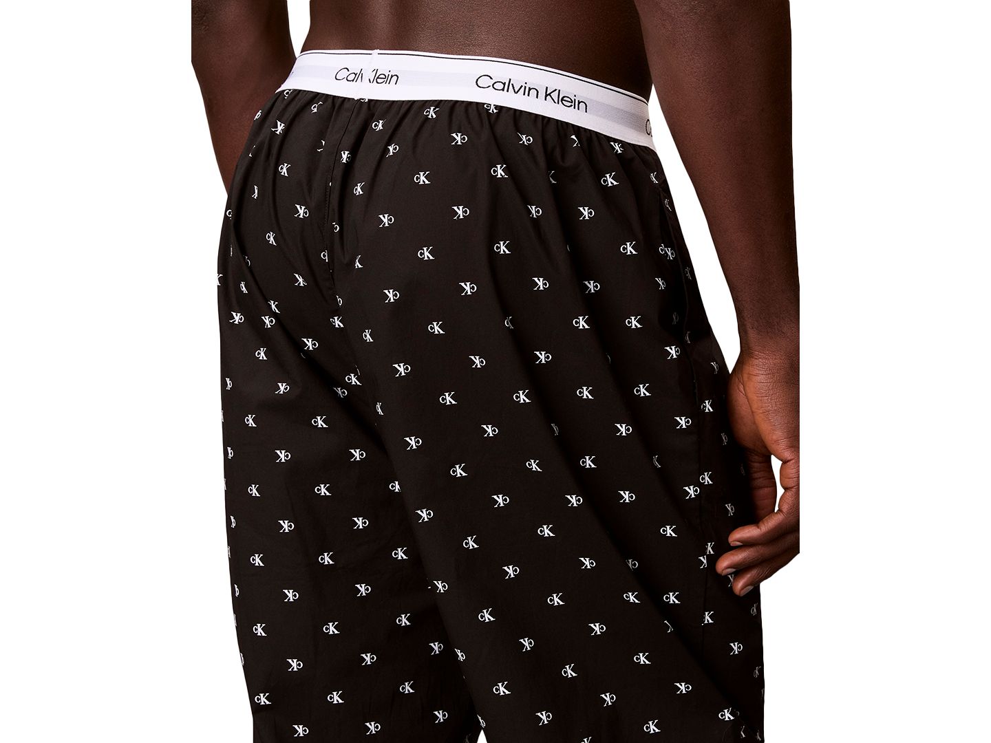 Пижамные брюки Waistband для мужчин — Calvin Klein, цвет: Чёрный — фото 3