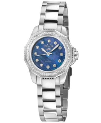 Women's Cortina Swiss Quartz Silver Stainless Steel Bracelet Diamond Watch
