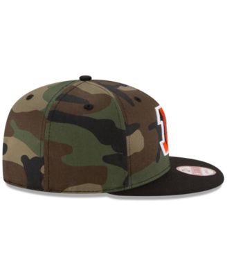 New Era Cincinnati Bengals Camo Two Tone 9FIFTY Snapback Cap