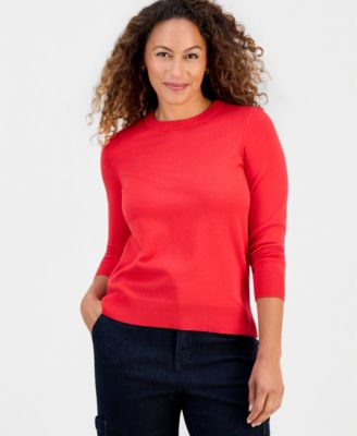 Petite Crew-Neck Sweater