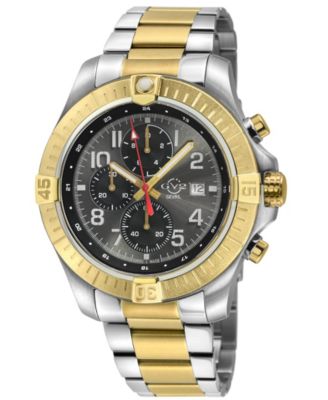 Men's Swiss Made T38 Swiss Quartz Two tone Stainless Steel Bracelet Watch