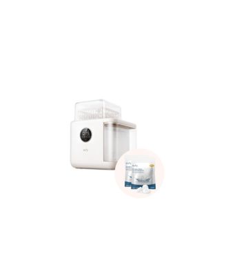 S1 Baby Bottle Washer,Sterilizer and Dryer with 60 Detergent Tablets,10-Bottle Capacity,No Spot and Odorless Cleaning