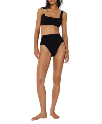 Women's Alba High-Waisted High-Leg Bikini Bottoms