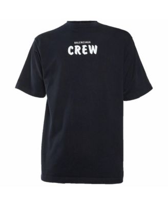 Women's Crew Logo Print Oversized Cotton T-Shirt