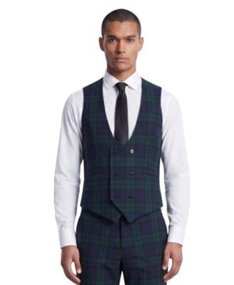 Men's Ginger Tartan Waistcoat