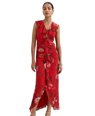 Women's Mae Floral Maxi V-Neck Dress