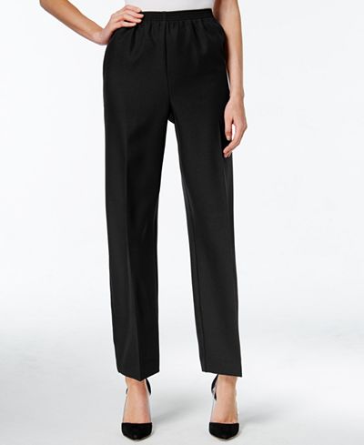 Alfred Dunner Pull-On Ankle Pants