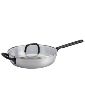 Milano 4-qt Stainless Steel Saute Pan w/ Helper Handle + Lid