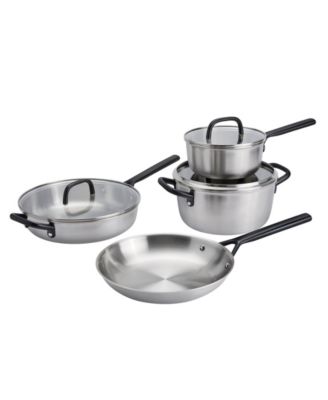 Milano 7-pc Stainless Steel Cookware Pan Set