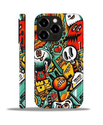 Protective Phone Case for Apple iPhone 16 Pro Max, Dual-Layer Protection, Playful Chaos