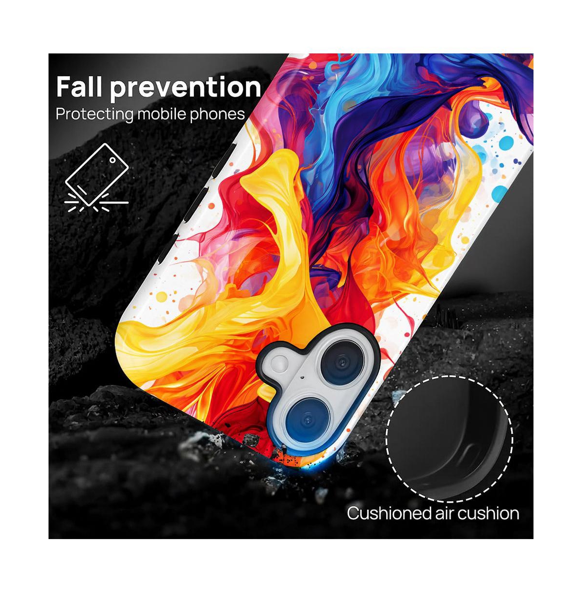 Lisen 2-Layer Military-Grade Phone Case Compatible with Apple iPhone 15 Pro