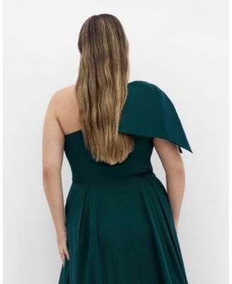 asos plus size green dress A Line Cocktail & Party Dresses campaign