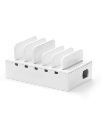 Multi Device Charging Station Docking Organizer For Laptops Tablets Phones